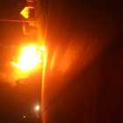 Fire engulfs Trinity Bus from Rwanda to Kampala
