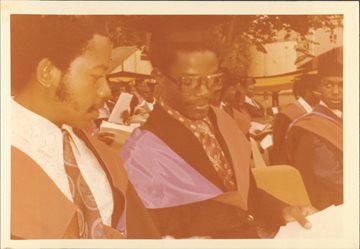 
				Friday March 18 1977 - Graduation Day Makerere University Kampala		